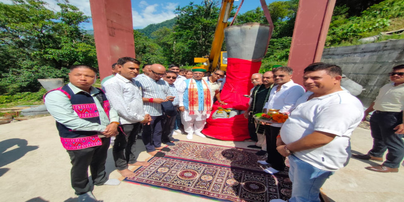 दिव्य मूर्ति स्थापना की प्रगति