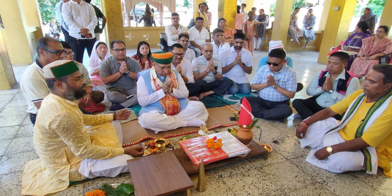 दिव्य मूर्ति स्थापना की प्रगति