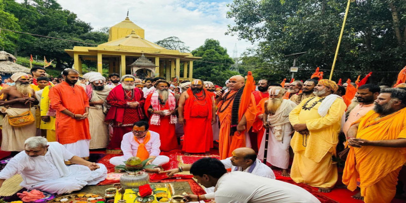 दिव्य मूर्ति स्थापना की प्रगति