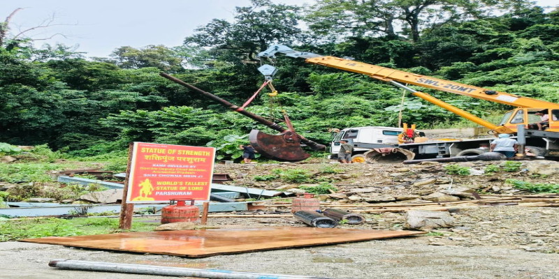 दिव्य मूर्ति स्थापना की प्रगति