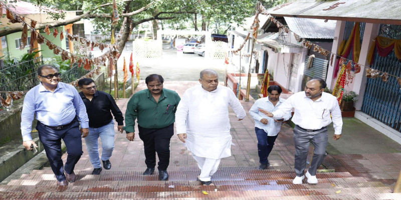 दिव्य मूर्ति स्थापना की प्रगति