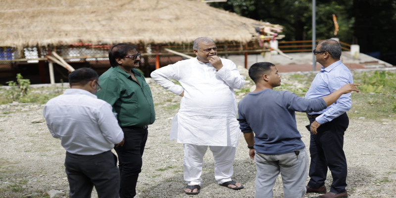 दिव्य मूर्ति स्थापना की प्रगति