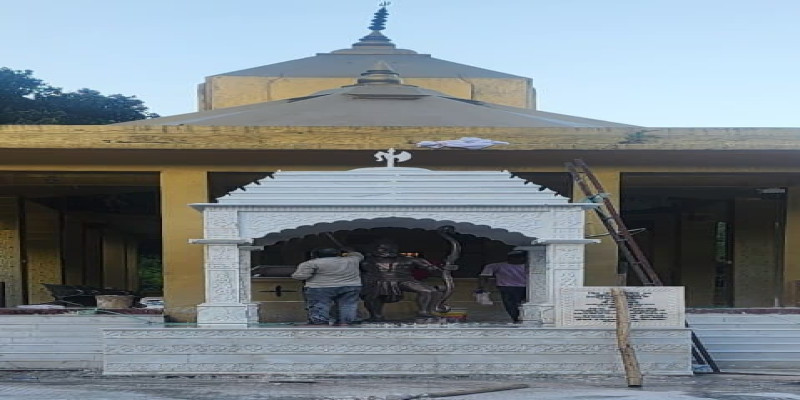 दिव्य मूर्ति स्थापना की प्रगति